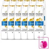 Pantene 12 x Pro-V Classic Clean Shampoo - 400 ml - Voordeelverpakking - 12 stuks