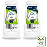 Glade 2 x – Luchtverfrisser Gel – Muguet – 150 g - Wasstrips - Luchtverfrisser Gel - Muguet Geur - Frisse Geur - Langdurige Geur - Geur Met Essentiële Oliën