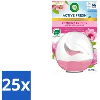 Air Wick 25 x – Luchtverfrisser – Deco Sphere Magnolia & Kersenbloesem – 75 ml - Voordeelverpakking - 25 stuks