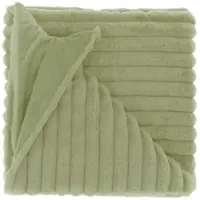 Unique living - Plaid Peppe Tea Green -150x200cm