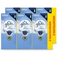 Glade 6 x - Touch & Fresh Navulling - Pure Clean Linen - 2 × 10 ml - Voordeelverpakking - 6 stuks
