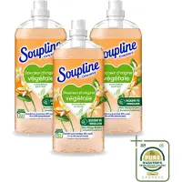 Soupline 3 x - Wasverzachter - Oranjebloesem - 52 Wasbeurten - 1.3L - Wasstrips - Wasverzachter - Plantaardige Zachtheid - Oranje Bloesem - Zachte Was - Natuurlijke Zachtheid