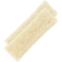 vidaXL Kussensloop 2 st HEERLEN Crèmekleurig 40 x 145 cm PV Fleece