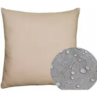 Kam-Pol Waterdichte Sierkussenhoes 40x80 cm Beige - UV-bestendig Oxford Stof