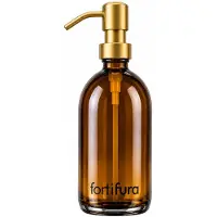 FortiFura Calvi Zeepdispenser - 500ml - set van 2 - geborsteld messing (goud) Soapdispenser_Brushed_Gold_PVD