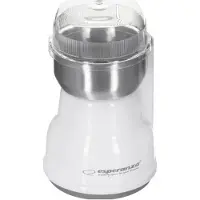 Esperanza Koffiemolen Lungo - Elektrische koffiemolen - Wit - RVS mes