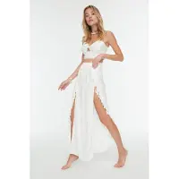 Trendyol Dames Midi Wrapper Rok