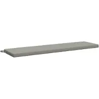 vidaXL Bankkussen SOEST 100% Polyester Grijs 150 x 40 x 5 cm