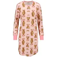 Ringella Katoenen dames nachthemd pastel abrikoos - Roze - Maat - 46