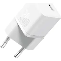 Baseus GaN5 Fast Charger USB-C (20W, wit)