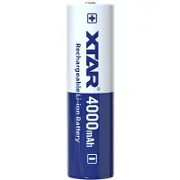 XTAR 18650 oplaadbare lithium batterij (3.6 V, 4000 mAh, 10A)