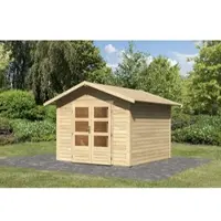 Karibu Woodfeeling tuinhuis, model Talkau 6, onbehandeld hout; 83338
