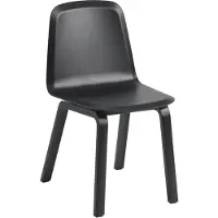 Muuto Brink Stoel Houten Onderstel Black | Black