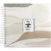 Hama Spiraalalbum - Aquarel - 28 x 24 cm - 50 witte pagina's - Bruin - FSC-mixed papier