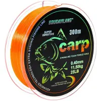 Merkloos Monofilament karperlijn, fluorescerend, snel zinkend, 300m/1000m, voor zoetwater