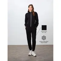 Tommy Life Oversized sweatshirt met ritssluiting en bijpassende broek set