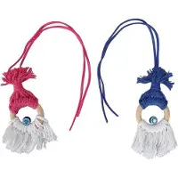 OEM Set van 2 ophangaccessoires, blauw. Auto-accessoire, "boze oog" accessoire voor auto en huis
