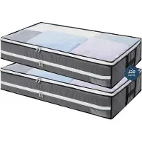 OEM Opvouwbare opbergbox voor onder het bed, 60x45x15 cm, met zichtvenster en 4 handgrepen