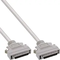 InLine SCSI II kabel, 50-pin Mini Sub-D male / male, 1m