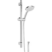 Cornat glijstangset Ardea chroom - RVS - handdouche met 2 straalsoorten