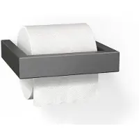Zack WC Rolhouder Linea Grafiet 15 cm