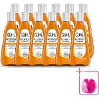 Guhl 12 x - Shampoo - Intensieve Stevigheid - 250 ml - Bulkverpakking - Haarversterking - Douchemop - Volume