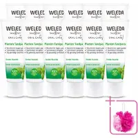 Weleda 12 x - Planten tandpasta - 75 ml - Bulkverpakking - Natuurlijke tandpasta - Douchemop - Tandvlees kalmeren