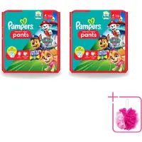 Pampers 2 x – Luierbroekjes – Baby Dry Pants Paw Patrol Maat 4 – 25 Luiers - Bulkverpakking - Baby luier - Douchemop - Luierbroek