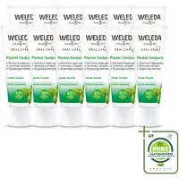 Weleda 12 x - Planten tandpasta - 75 ml - Grootverpakking - Vaatwasstrips - Natuurlijke Tandpasta - Tandvlees Kalmeren - Tanden Reinigen - Kamille-extract - Mirre