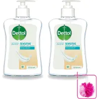 Dettol 2 x – Handzeep Gevoelige Huid – Mild & Verzorgend – 250 ml - Bulkverpakking - Gevoelige huid - Douchemop - Handhygiëne