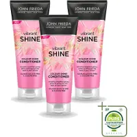 John Frieda 3 x Vibrant Shine Kleurconditioner - 250 ml - Grote verpakking - 3 stuks