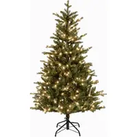 Kaemingk Kunstkerstboom Alison pine H150 D97 cm 220 lampjes Everlands