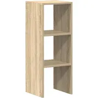 vidaXL Boekenkast stapelbaar 30x30x80 cm bewerkt hout sonoma eiken