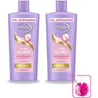 Unilever 2 x Andrélon Extra Glans Shampoo - 685 ml - Voordeelverpakking - 2 stuks
