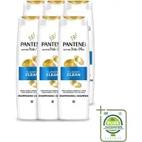 Pantene 6 x Pro-V Classic Clean Shampoo - 250 ml - Grote verpakking - 6 stuks