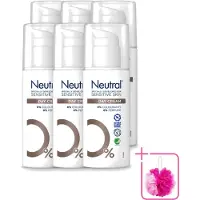 Neutral 6 x – Dagcrème – Parfumvrij – 50 ml - Bulkverpakking - Gevoelige huid - Douchemop - Dagcrème