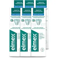 Elmex 6 x - Tandpasta - Sensitive Professional - Gentle Whitening - 75 ml - Voordeelverpakking - 6 stuks