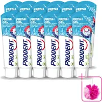 Prodent 12 x – Tandpasta – Fresh Gel – 75 ml - Bulkverpakking - Frisse mond - Douchemop - Anti-cariës