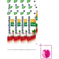 Parodontax 12 x - Tandpasta - Herbal Twist - Ginger & Mint - 75ml - Bulkverpakking - Tandpasta - Douchemop - Bloedend tandvlees