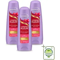Unilever 3 x – Conditioner – Levendige Kleur – 200 ml - Grootverpakking - Vaatwasstrips - Kleurvervanging - Haarkleur Beschermen - UV-filter - Hibiscus-extract - Haar Verzorgen
