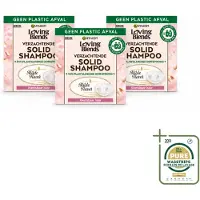 Garnier 3 x Loving Blends Verstevigende Shampoo Milde Haver voor breekbaar haar, 60 g - Voorraadverpakking - 3 stuks