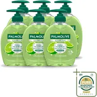 Palmolive 6 x - Handzeep - Met Pomp - Hygiëne Plus Kitchen - 300ml - Wasstrips - Keukenhandzeep - Antibacterieel Handzeep - Anti-geur Handzeep - Handzeep Met Pomp - Hygiëne Plus Kitchen