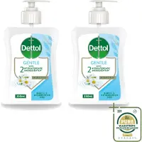 Dettol 2 x - Handzeep - Gentle - Kamille & Katoenbloesem - 250 ml - Wasstrips - Handzeep - Handwas - Antibacterieel - Hygiëne - Huidverzorging