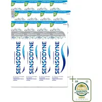Sensodyne 12 x – Tandpasta – Gentle Whitening – 75 ml - Wasstrips - Gevoelige Tanden - Tandpasta - Witte Tanden - Fluoride - Tandgevoeligheid