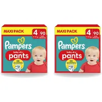 Pampers 2 x – Luierbroekjes – Baby Dry Pants Maat 4 – 90 Luiers - Voordeelverpakking - 2 stuks