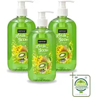 Sence 3 x – Handzeep – Splash To Bloom Kiwi – 500 ml - Grootverpakking - Vaatwasstrips - Handzeep - Handen Reinigen - Handen Hydrateren - Kiwi Geur - Natuurlijke Handzeep