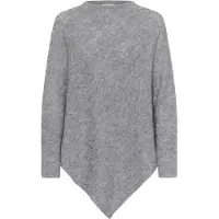 Cream Cape 'Elsie' grijs gemêleerd