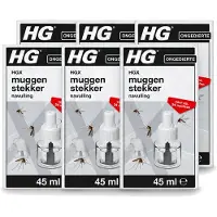 Hg 6 x X - Muggenstekker Navulling - Continue Bestrijding - 54 Nachten - 45 ml - Voordeelverpakking - 6 stuks