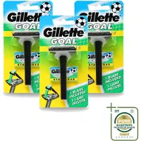 Gillette 3 x - Goal - Scheerset - Stainless Steel - Duurzaam en scherp - 1 Scheermesje - Wasstrips - Scheermes - Mesjes - Scheermesje - Scheersysteem -