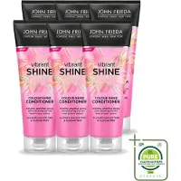 John Frieda 6 x Vibrant Shine Kleurconditioner - 250 ml - Grote verpakking - 6 stuks